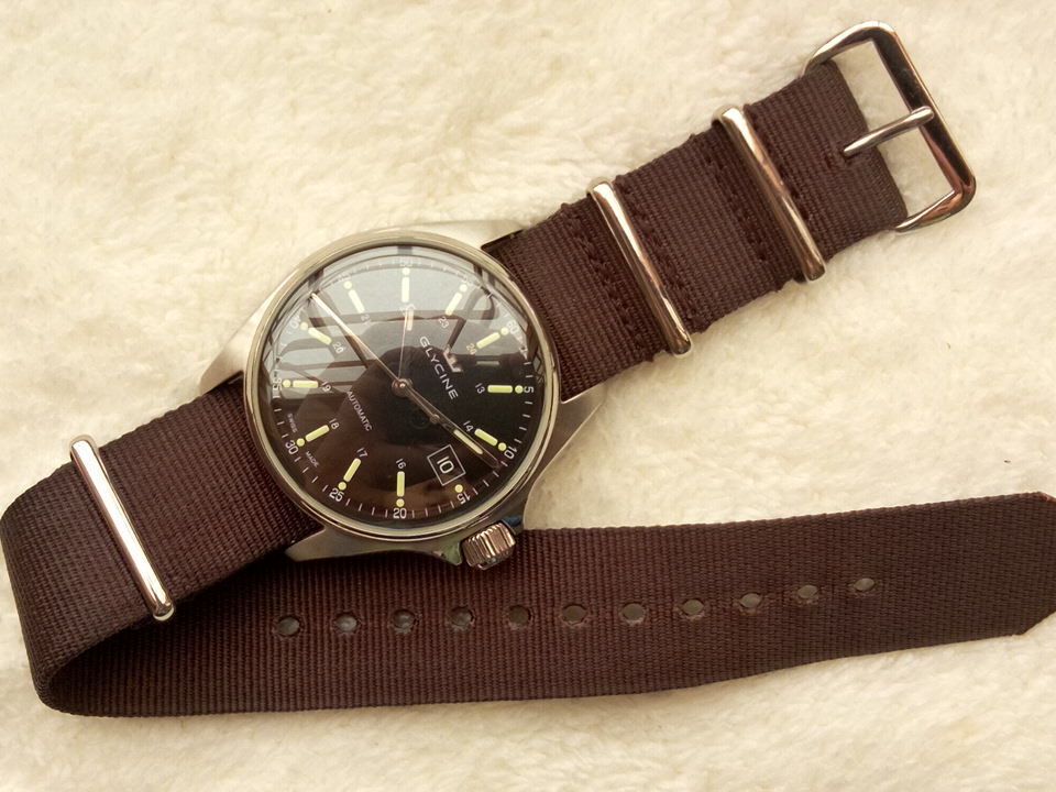 美品 グリシン グライシン GLYCINE コンバット ミリタリー 裏 美品 グリシン グライシン GLYCINE コンバット ミリタリー 裏