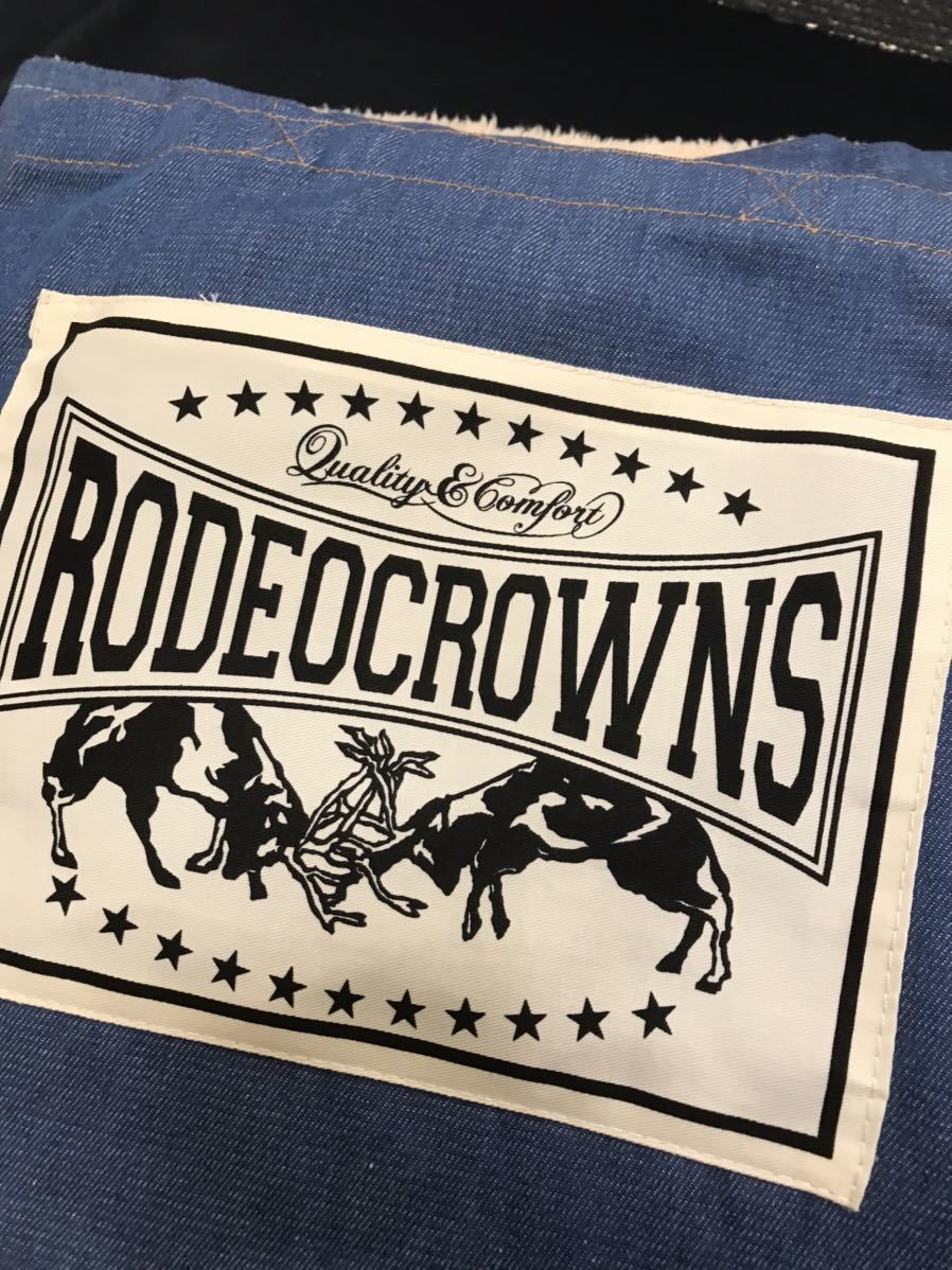 ★未使用★ロデオクラウンズ　RODEOCROWNS ノベルティ　デニム　ショルダーバッグ　トートバッグ　ランチボックス　ブランケット★_画像7