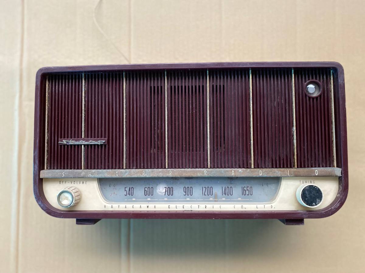 * retro античный sharp радио 6P-33 type Junk 