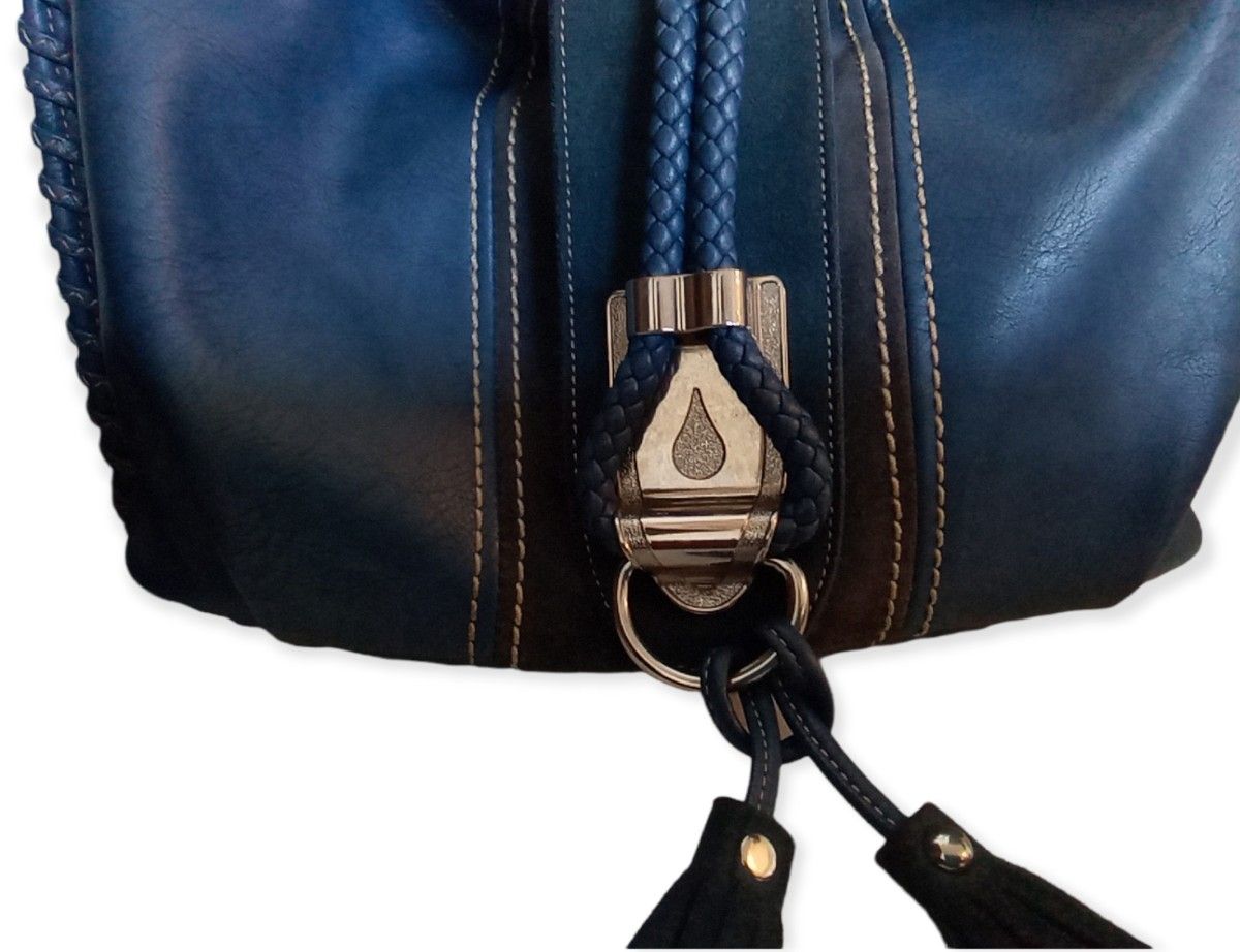 オールレザー 革 鞄 バッグ レザーバッグ ショルダーバッグ ハンドバッグ 通勤 レディース ビジネス 青 紺 ネイビー ブルー