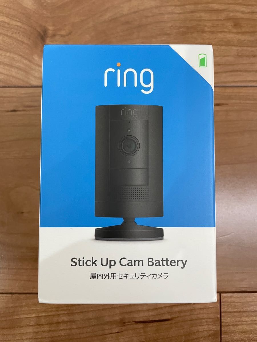 新品 Ring Stick Up Cam リング スティックアップカム バッテリーモデル 2個セット ブラック 予備バッテリー1個