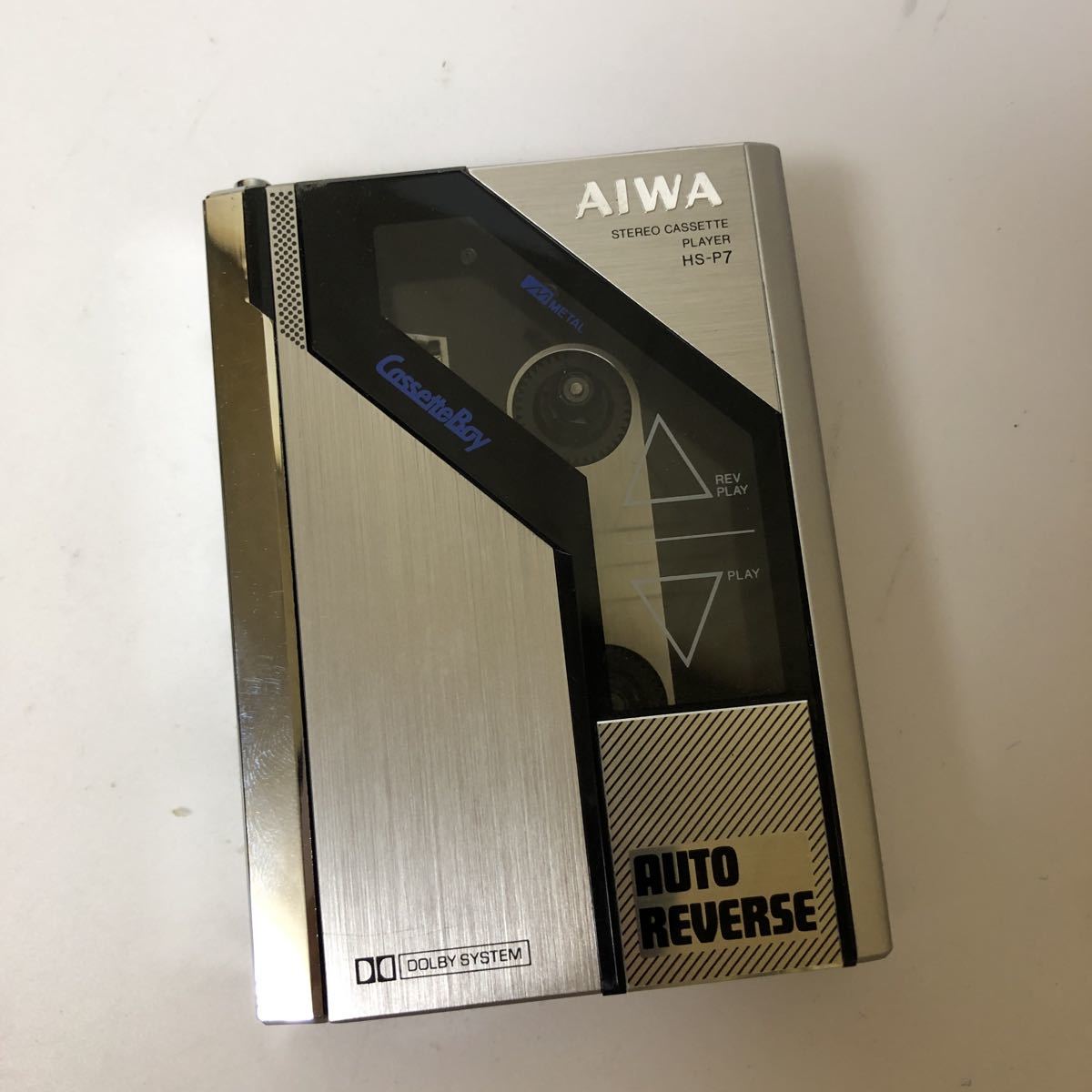ジャンク】AIWA Cassette Boy HS-F7 ポータブルカセットプレーヤー