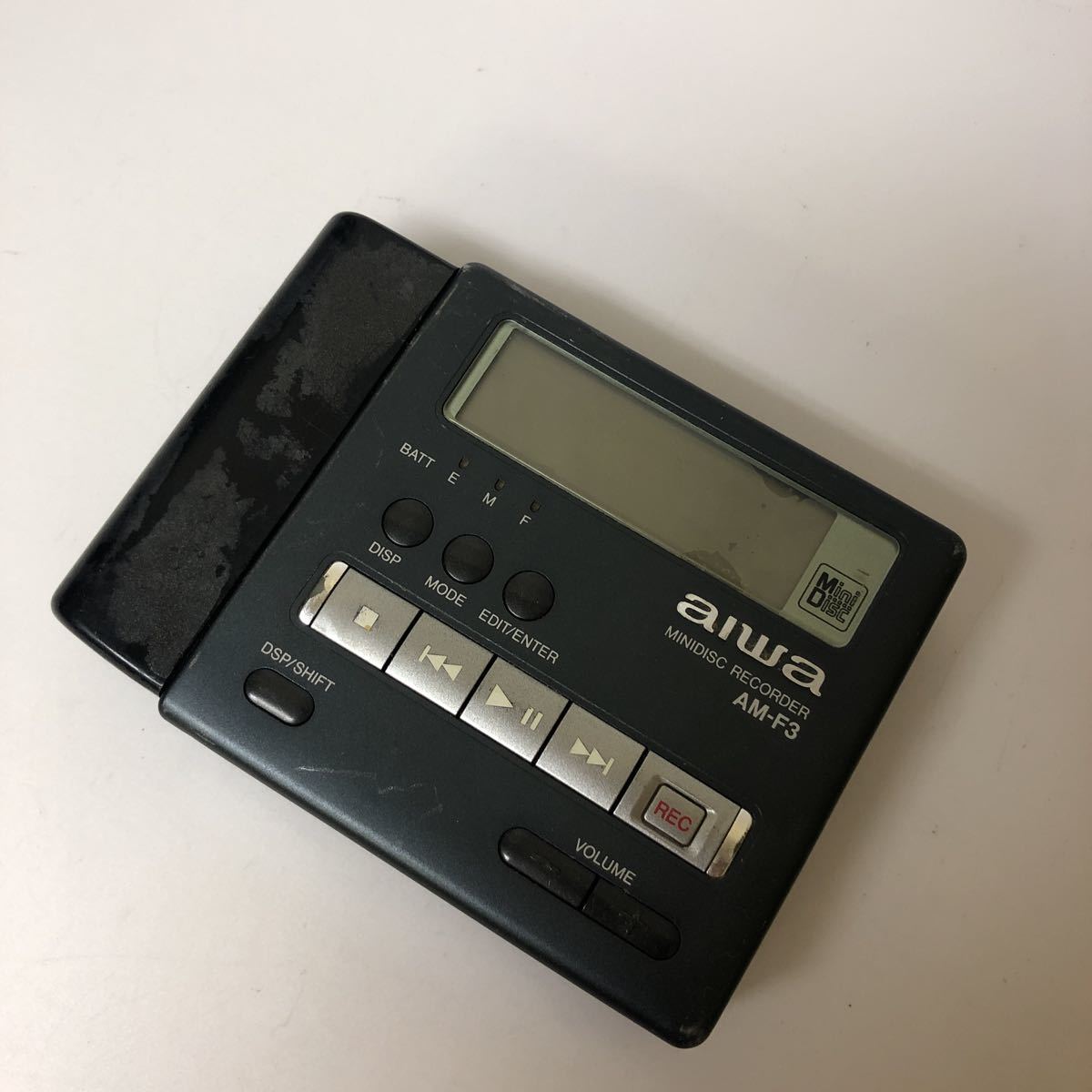 ジャンク】aiwa AM-F3 MD レコーダー RECORDER プレーヤー (録音、再生