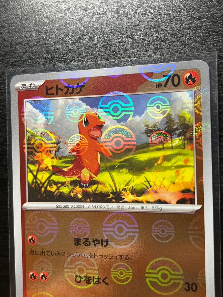 ヒトカゲ モンスターボールミラー エラーカード