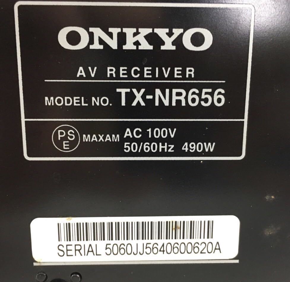 最も優遇 HY1640F ONKYO 7.2ch対応AVレシーバー TX-NR656 ブラック
