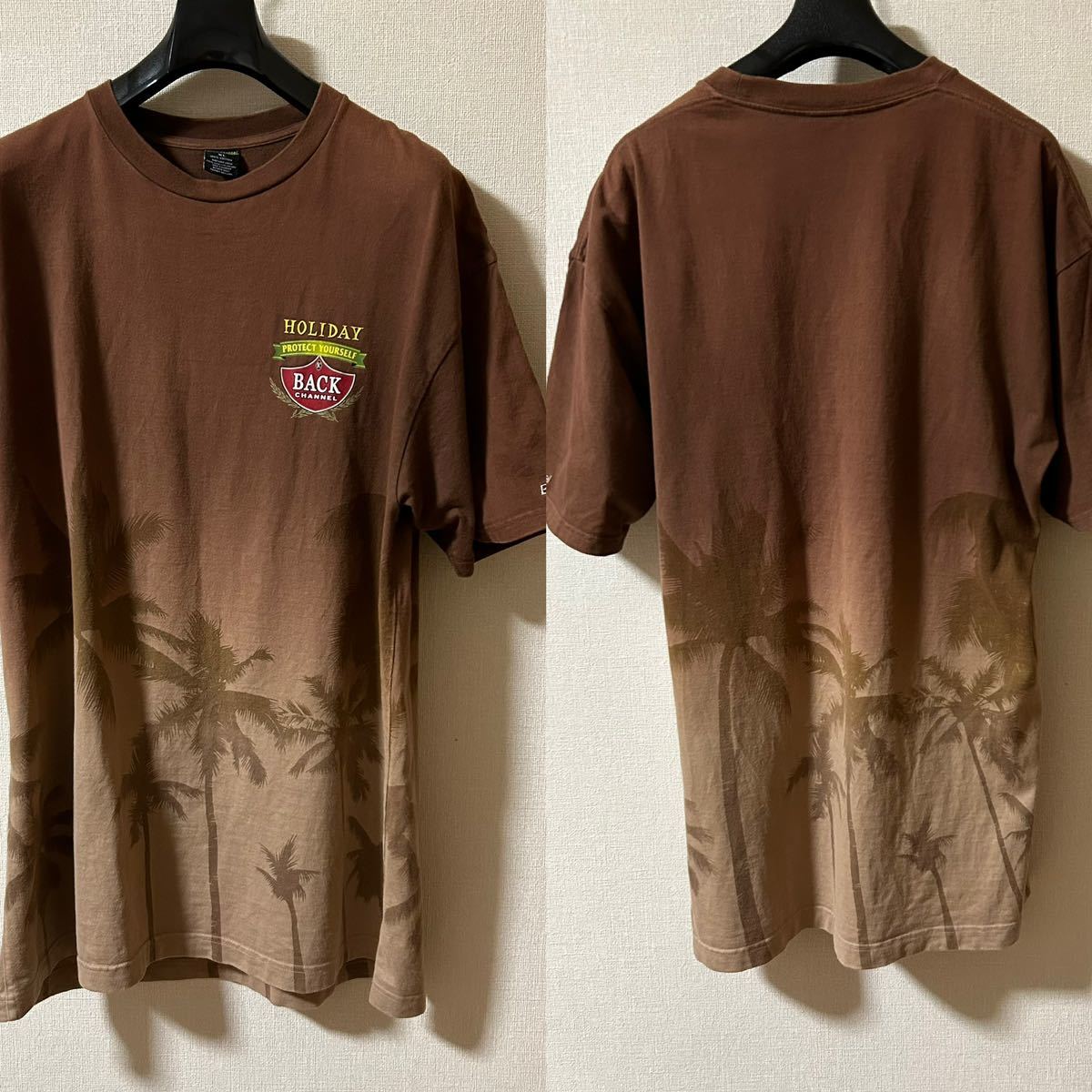 ダボッとXL〜 日本製バックチャンネル 古着半袖Tシャツ back ダボッとXL〜 日本製バックチャンネル 古着半袖Tシャツ back