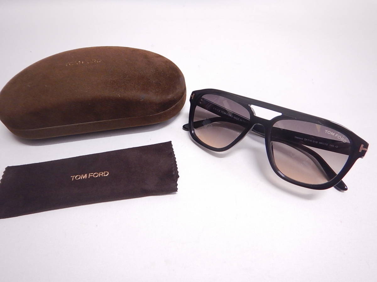 美品■TOM FORDトムフォード Gerrard TF776-01B サングラス■の画像1