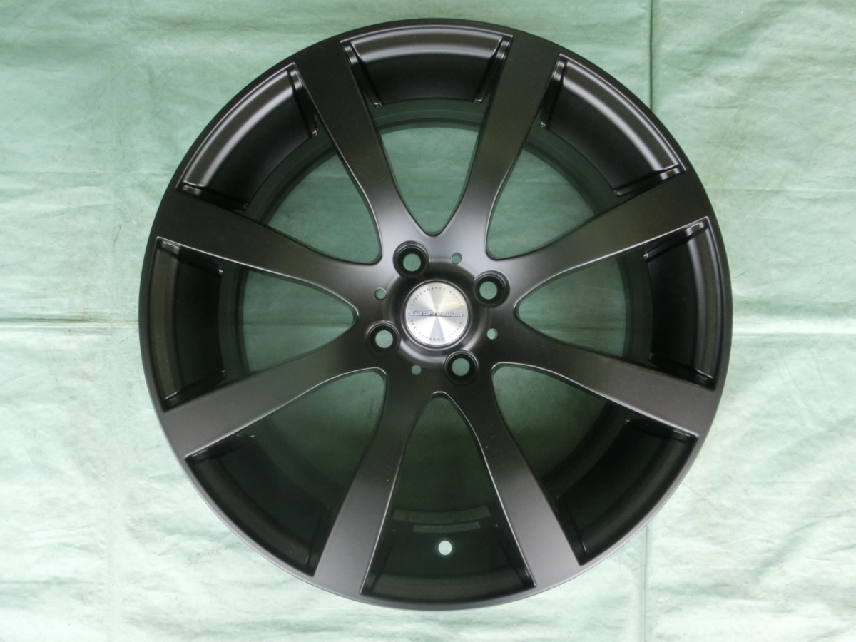 新品 ユーロプレミアム Shine spoke8 マットブラック(4H/100)&コンチネンタル DWS 205/45-17 マツダ・MAZDA2 4本セット_画像1