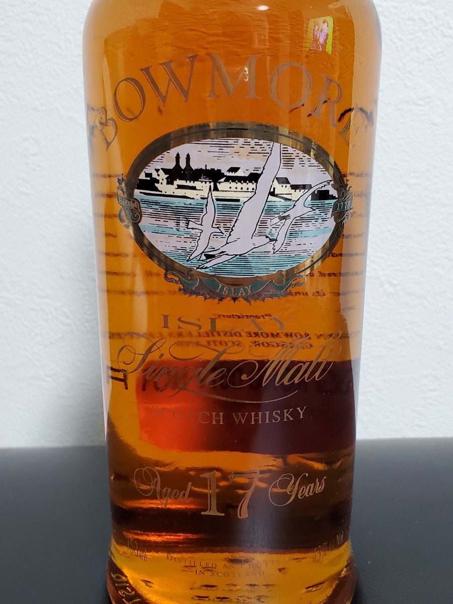 BOWMORE ボウモア17年 カモメラベル 750ml 43% 箱付 シングルモルト