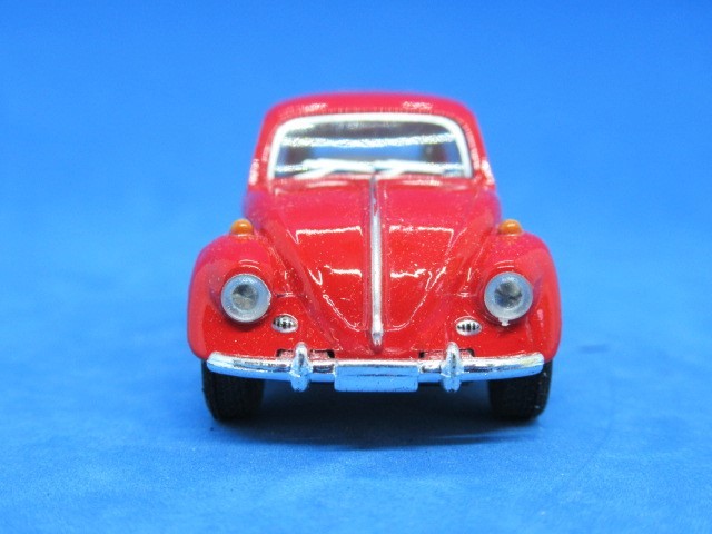 Volkswagen ビートル Type1 1／64 ダイキャストプルバックミニカー 赤★送料無料★_画像2