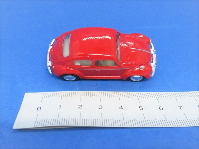 Volkswagen ビートル Type1 1／64 ダイキャストプルバックミニカー 赤★送料無料★_画像5