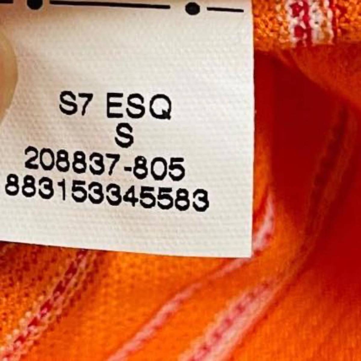 NIKE ナイキ ゴルフ半袖ポロシャツ S 送料210円〜 メンズ 男性用 オレンジ ロゴ トップス Tシャツの画像7