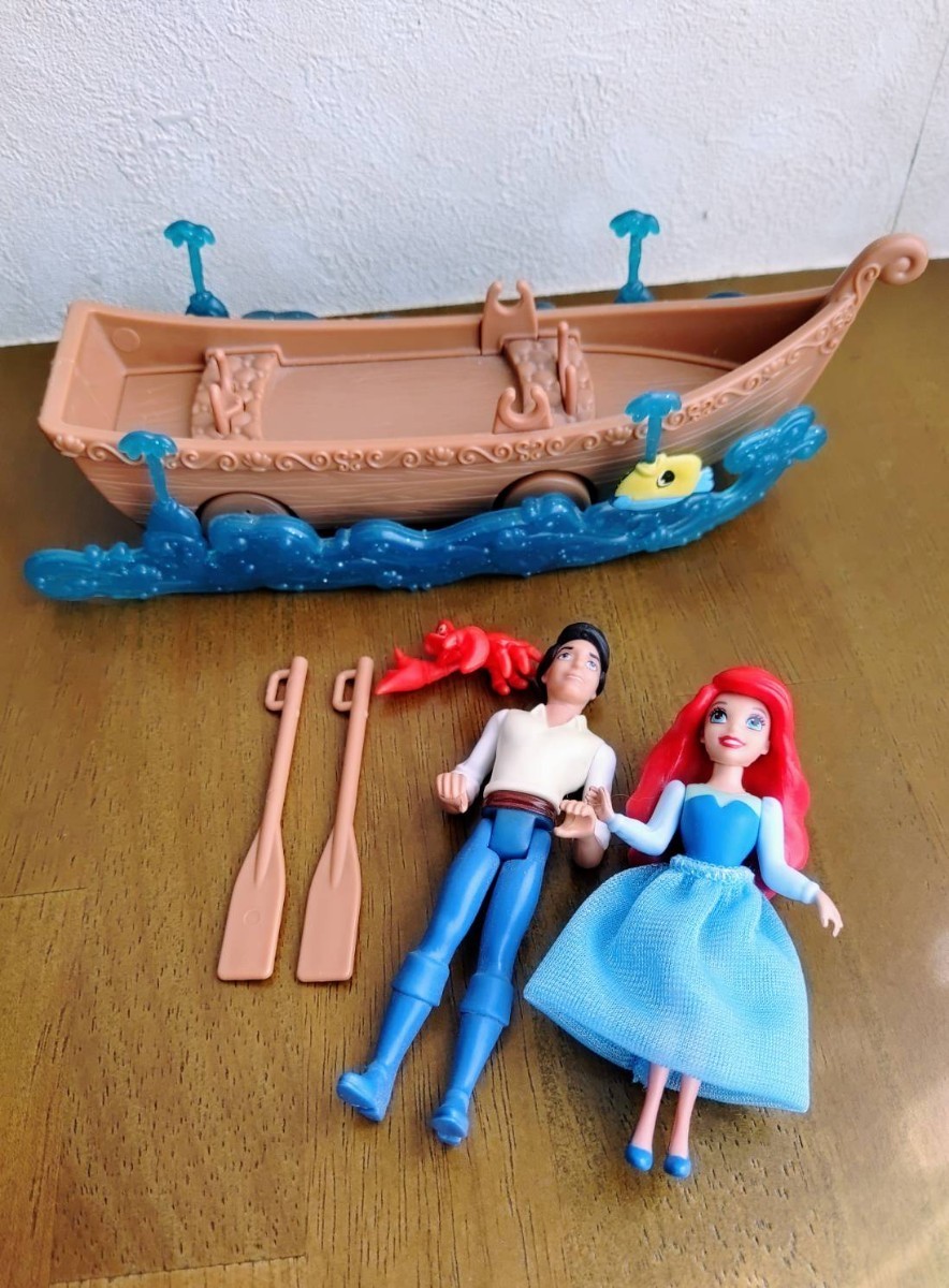  редкостный * Little Mermaid * Kiss The девушка фигурка комплект * Ariel & Eric 