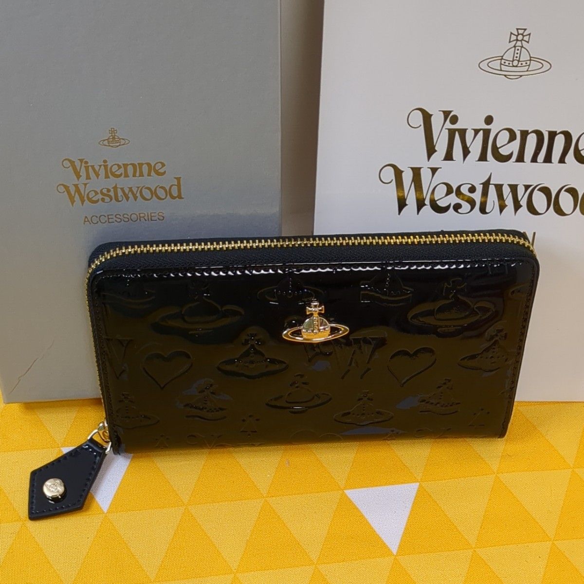ヴィヴィアン ウエストウッド VivienneWestwood 長財布ブラック財布 新品未使用