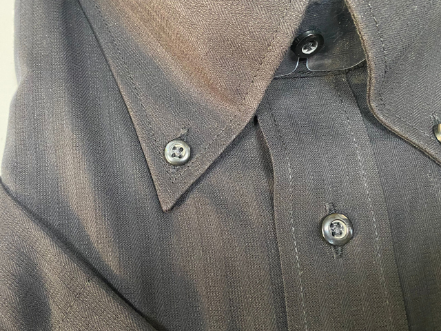 EHBW80-80-N002-962# чёрный серия #4L(47)# короткий рукав сорочка # форма устойчивость кнопка down CARPENTARIA легкий и .... чувство материалы azek рубашка 