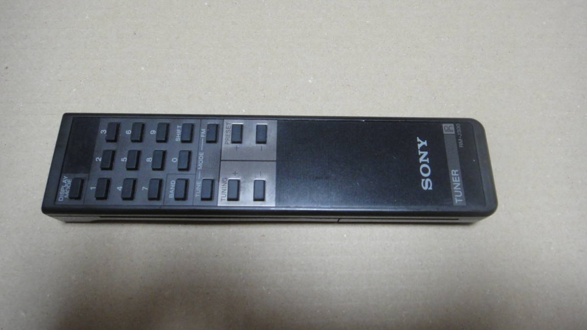 * SONY ST-S333 series FM/AM tuner for remote control RM-J300 *