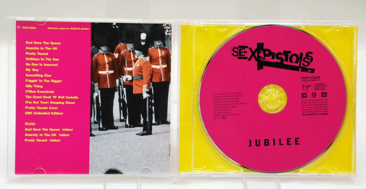 【CD】Sex Pistols 　Jubilee 　セックス・ピストルズ　ベスト盤　期間限定　TOCP-53629　中古品_画像2