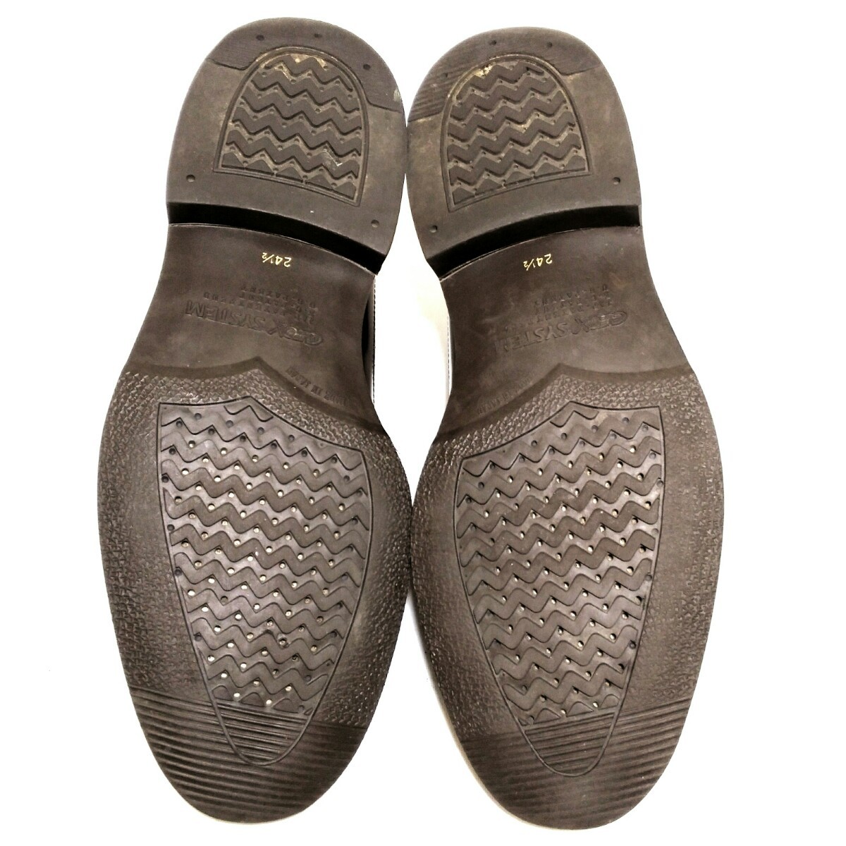 C298【REGAL】リーガル フルブローグ  24.5cm W218 ダークブラウン 革靴 紳士靴 メンズ レザーシューズ GEOX ジェオックスの画像7
