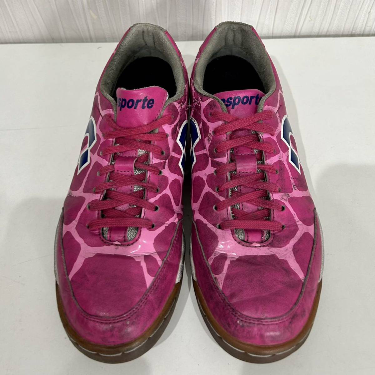 [25.0cm] prompt decision!te spo ruchiDESPORTE sun tosID( pink ) secondhand goods futsal India a shoes artificial leather microfibre 
