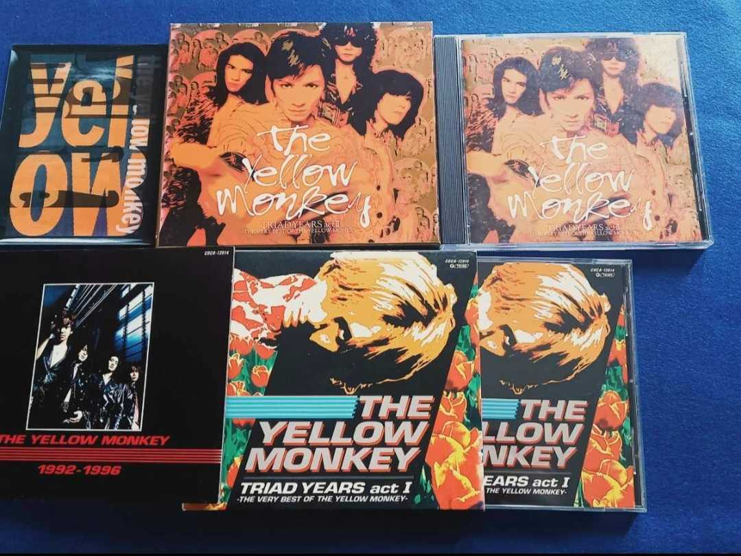 THE YELLOW MONKEY [初回盤 ベスト アルバム 2枚 セット] CD まとめて｜TRIAD YEARS act I THE VERY BEST OF｜act II｜イエモン 吉井和哉の画像1