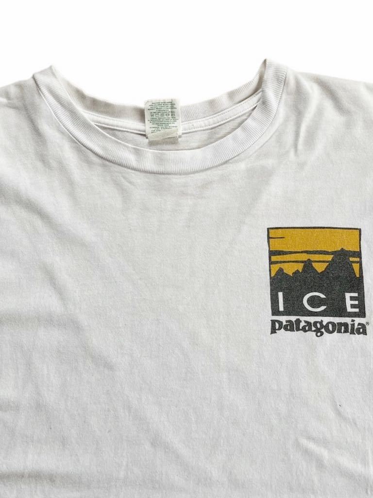 ★★★ us製 patagonia パタゴニア 白タグ ICE アイスクライミング ロンT M 白★★★