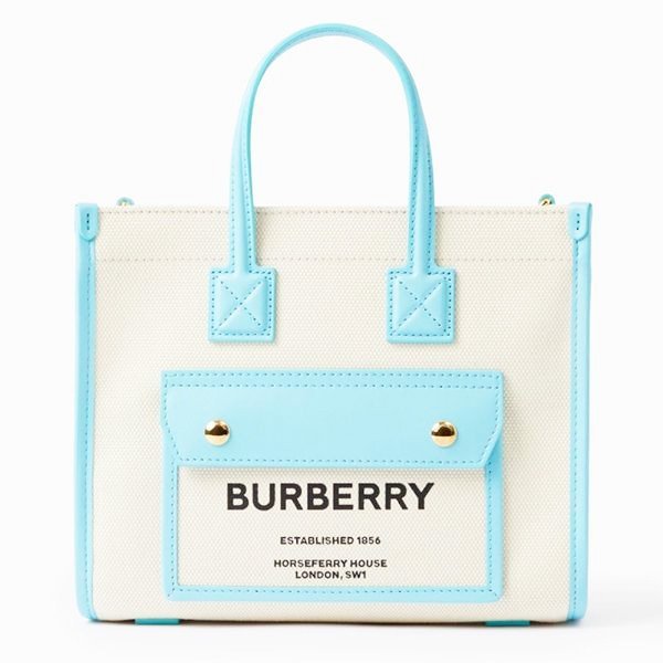 ☆BURBERRY☆バーバリー ミニ フレヤトートバッグ　80722661 送料無料！新品_画像1