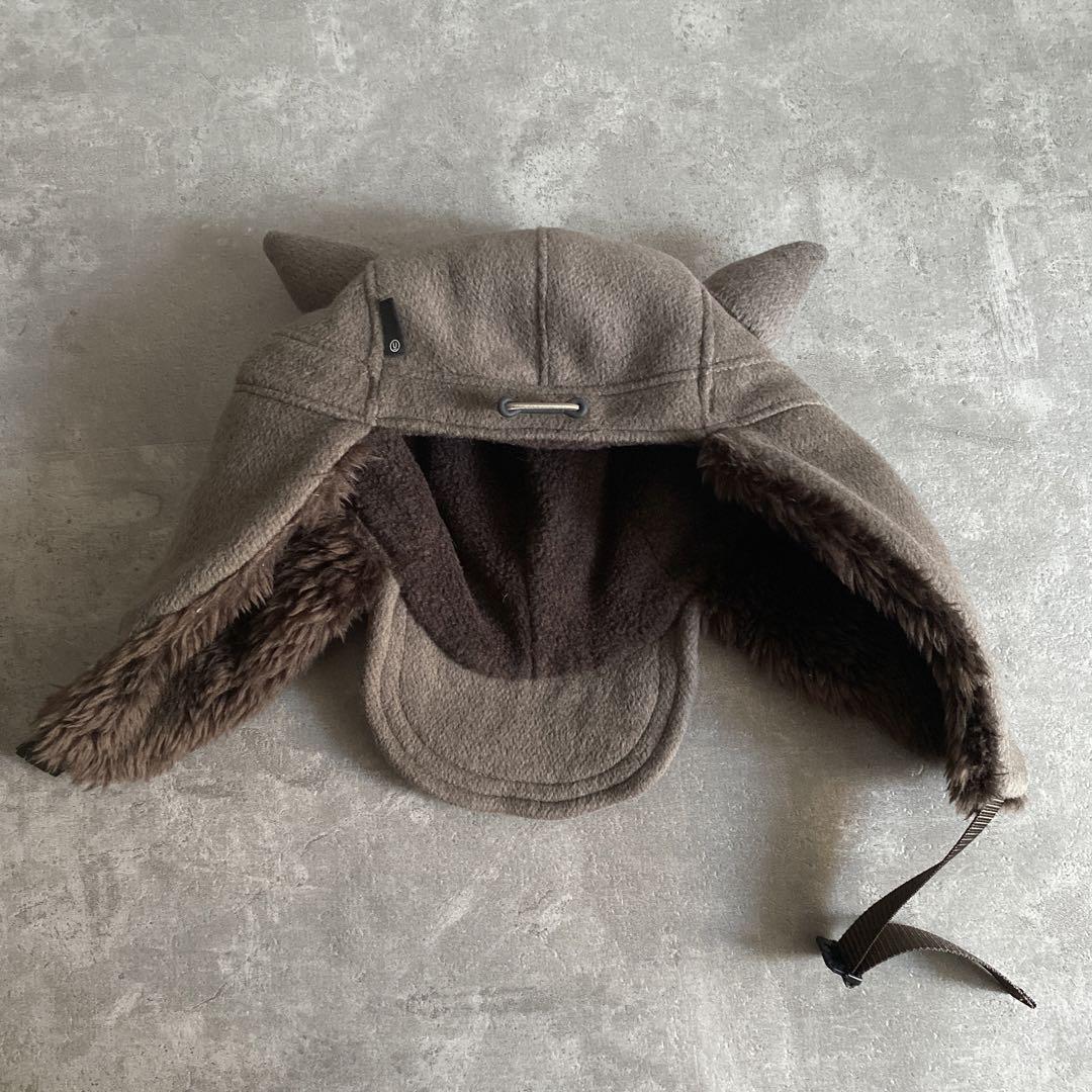 17AW UNDERCOVER Devil Flight Cap 2 アンダーカバー デーモン デビル フライト 耳当て ツノ キャップ JONIO  ジョニオ AFFA 85 68