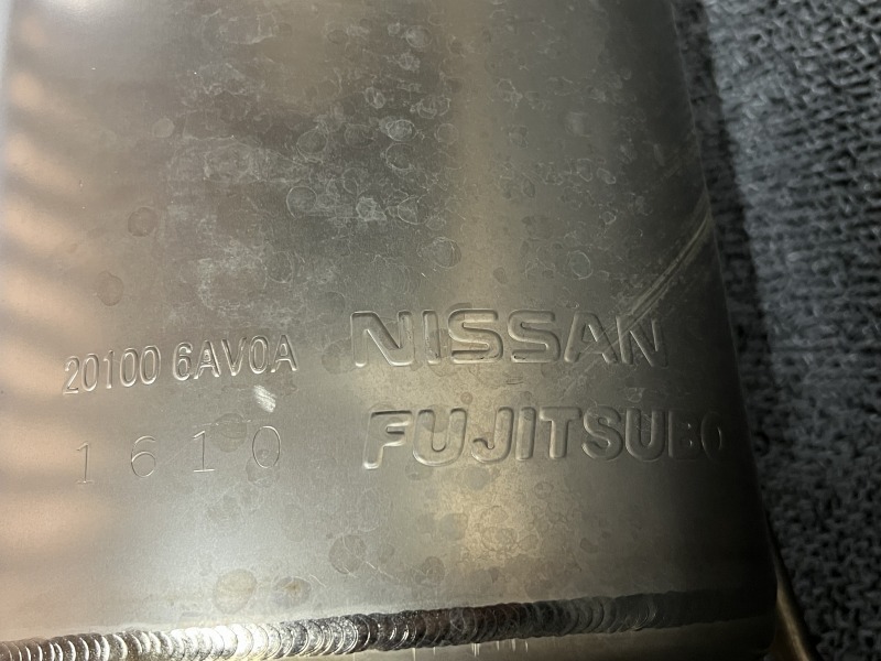 M17★☆希少 レア R35 後期純正 チタンマフラー GT-R フジツボ FUJISTUBO製フルチタン ☆★ 4