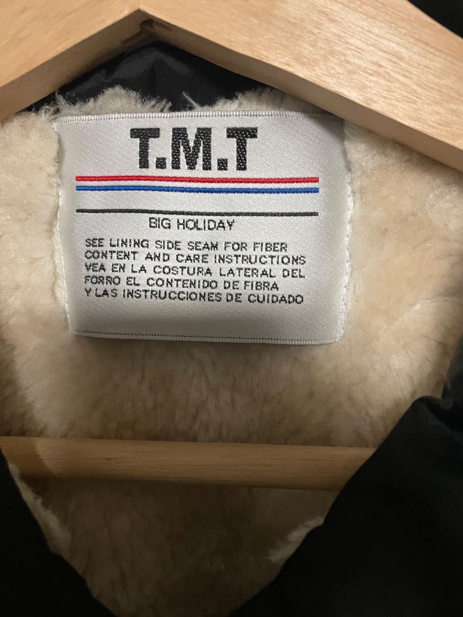 TMT ボア コーチジャケット ブラック Ｌサイズ BIG3 TMT YOURS ナイロンジャケット