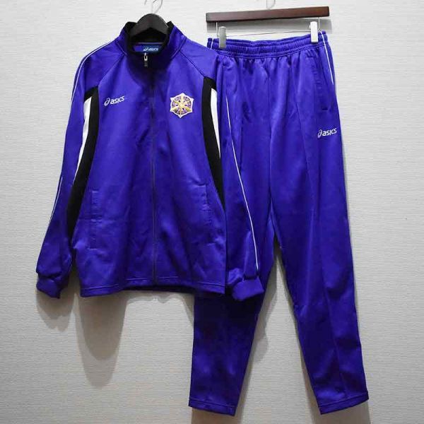 ☆asicsアシックス☆京都市 代表チーム ジャージ上下セット XO 市章