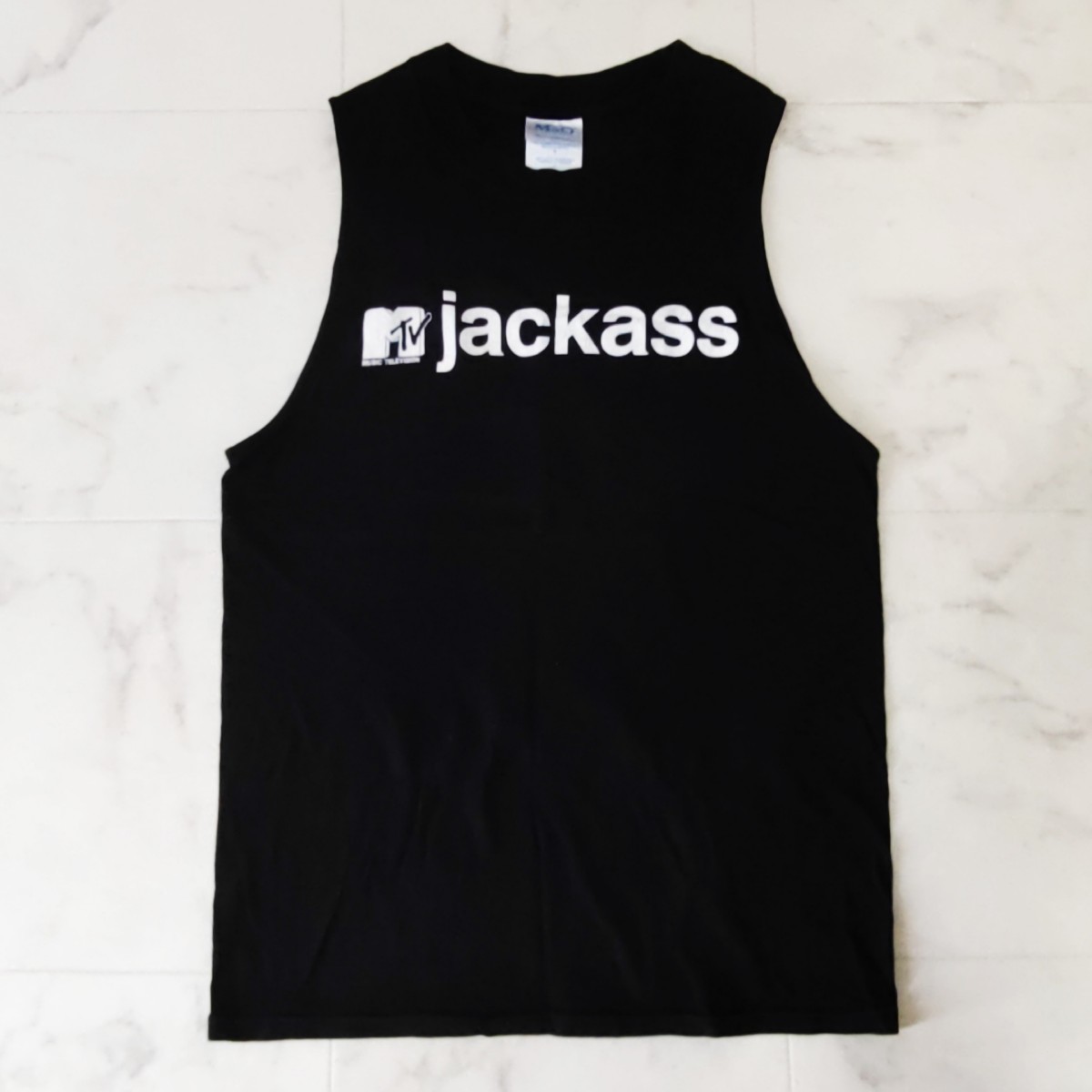 jackass Logo Tank top MTV ジャッカス タンクトップ BEAMS Mihara Yasuhiro Hysteric glamour RoenMetallica Megadeth Slayer Anthrax