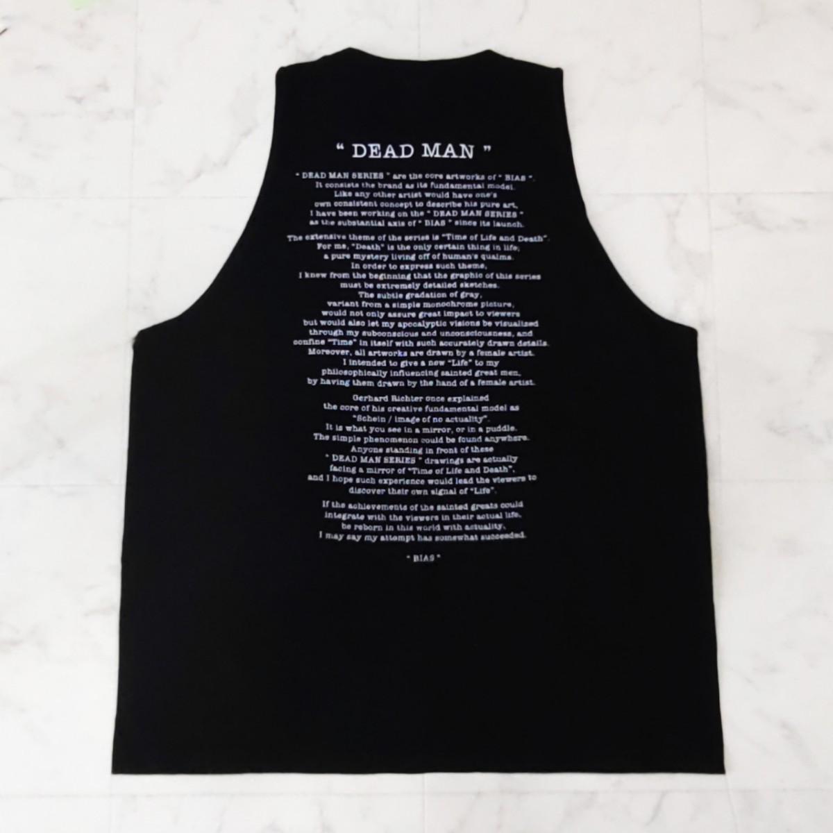 BIAS Deadman Kurt Cobain Tank top カートコバーン タンクトップ ノースリーブ Number (n)ine soloist Pledge Nirvana 宮下貴裕 スカル_画像2