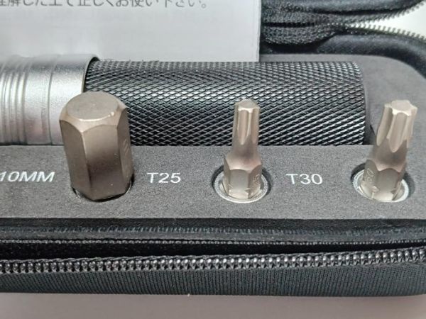 未使用 AUTO TOOLS JTC 1/4(6.3mm) ミニトルクレンチセット JTC6665_画像4