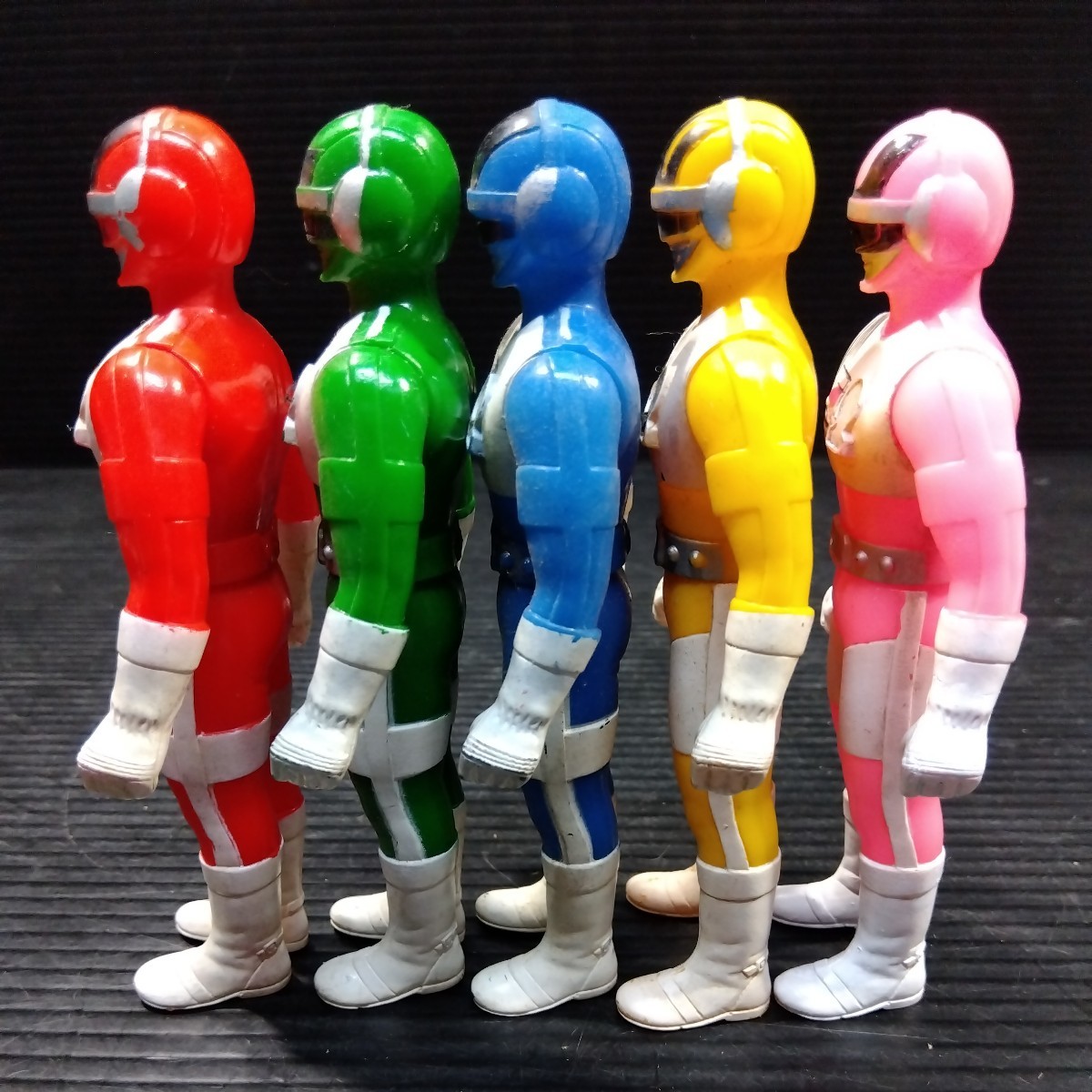 【はあります】 バンダイ 超電子バイオマン ソフビ スーパー戦隊 5体セット ください