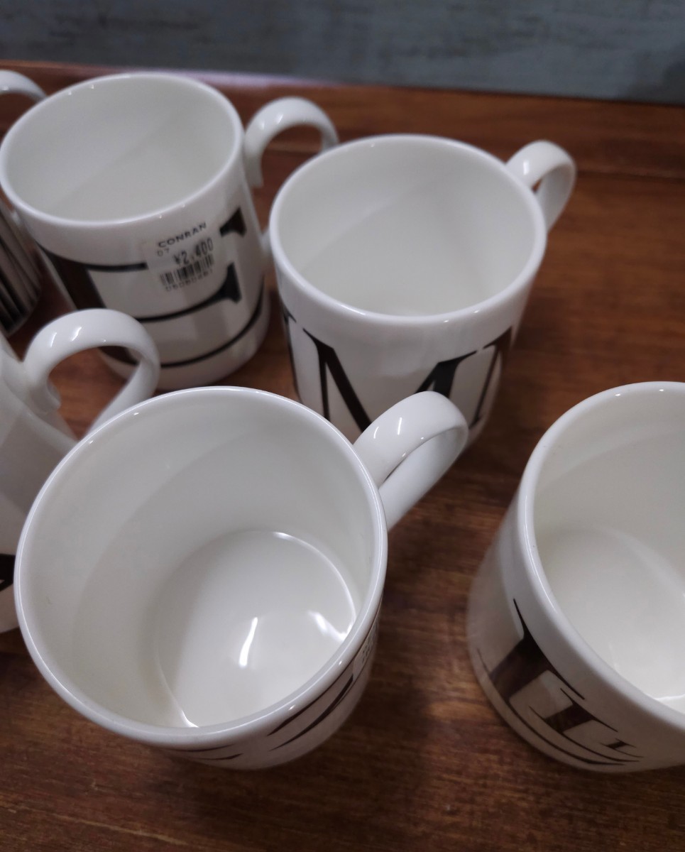 THE CONRAN SHOP コンランショップ マグカップ 7点セット 未使用 THE CONRAN SHOP コンランショップ マグカップ 7点セット 未使用