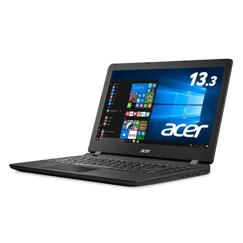 Acer ノートパソコン AspireES13 ES1-332-H14D/KF(ブラック) Windows10/Celeron/13.3インのサムネイル