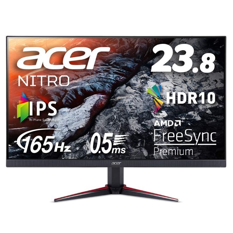 ブランド品専門の Acer 0.5ms(G 165Hz フルHD 非光沢 IPS 23.8インチ