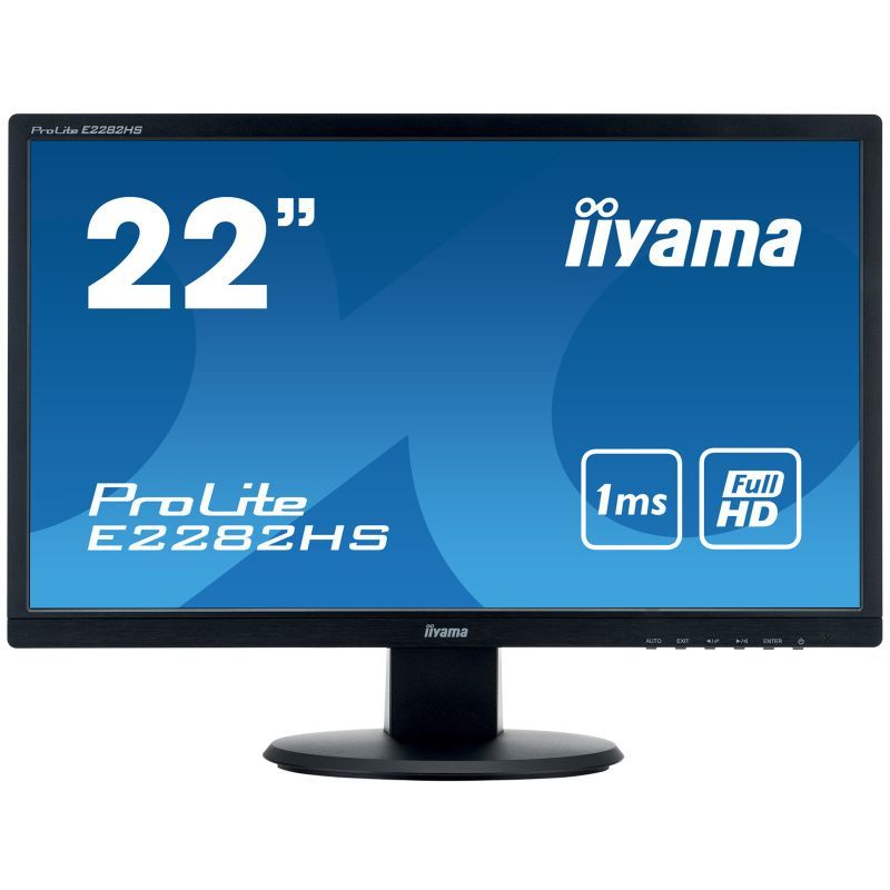 iiyama モニター ディスプレイ E2282HS-B1 (21.5インチ/フルHD/TN/HDMI,D-sub,DVI-D/3年保証)_画像1