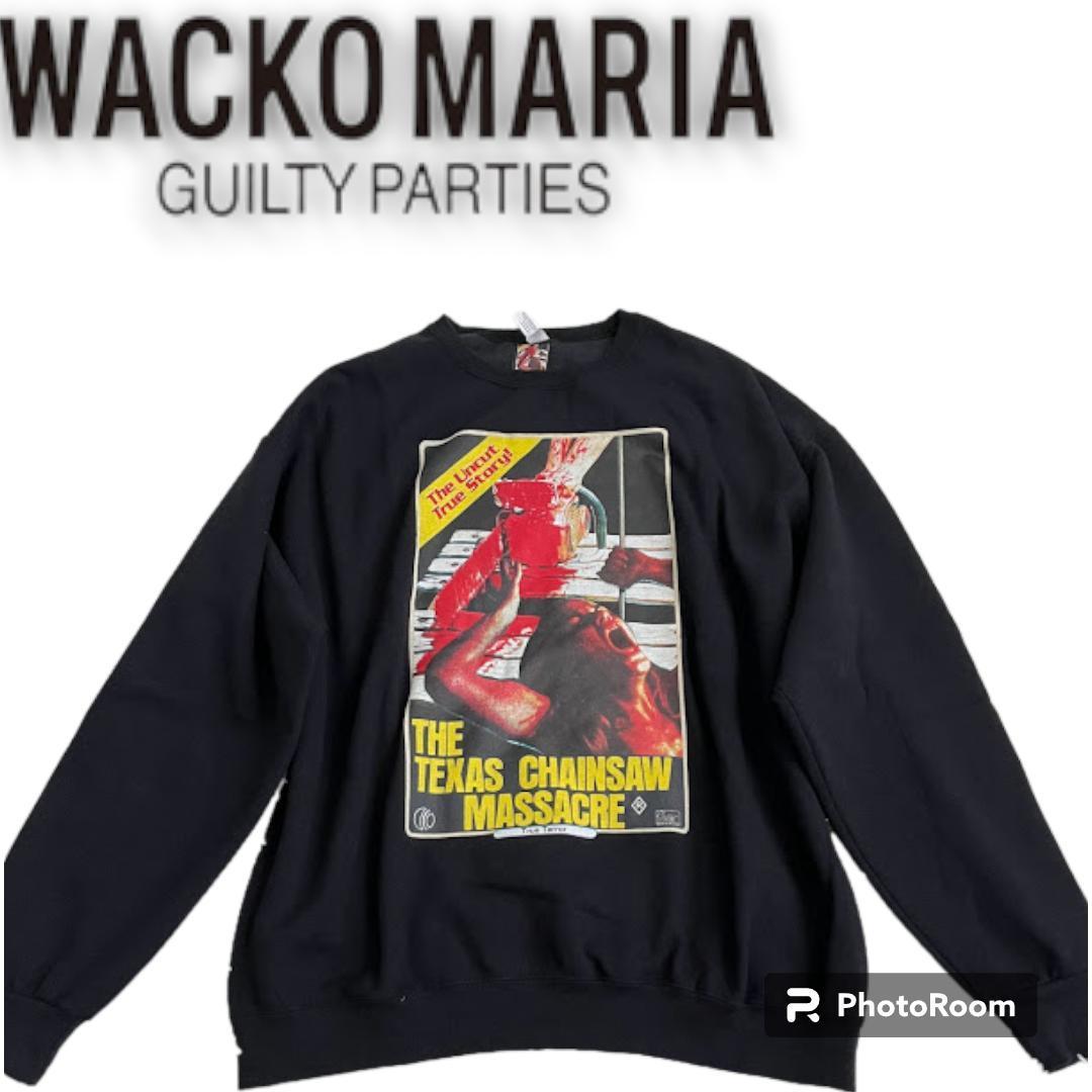 一番の MARIA WACKO × ブラック JERZEES　スウェット　XL トップス