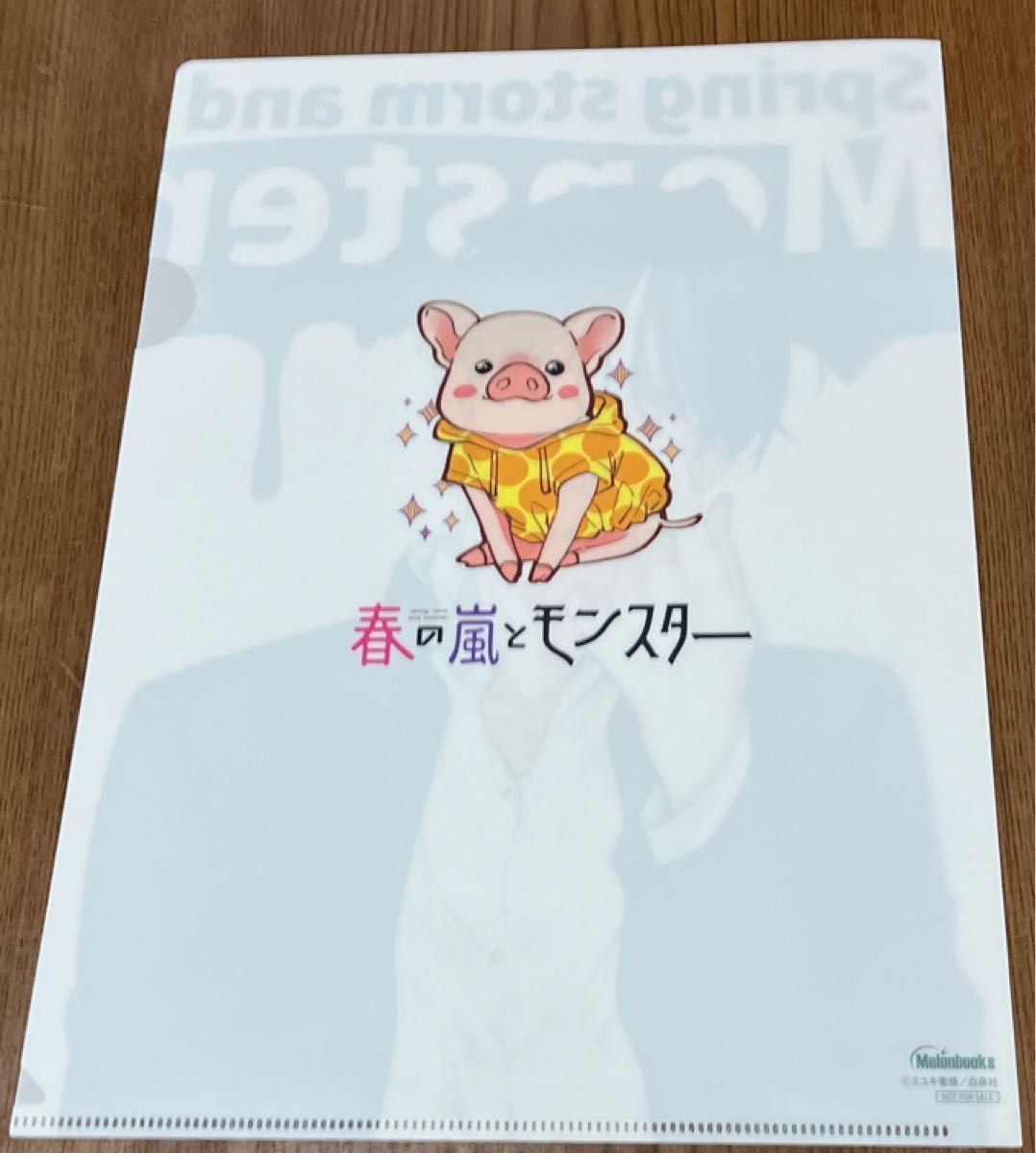 メロンブックス漫画祭り・春の嵐とモンスタークリアファイル（非売品）