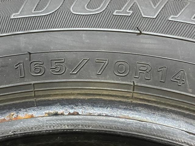 DUNLOP WINTERMAXX WM02 165/70R14 21年製 14インチ 冬タイヤ 2本セット (ダンロップ/ウィンターマックス/スタッドレス_画像5