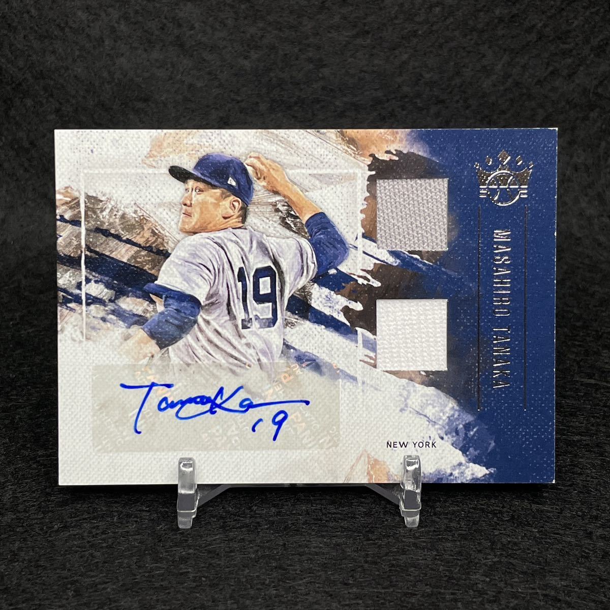 2019 Panini Diamond Kings 田中将大 直筆サインカード auto メモラオート ヤンキース イチロー 大谷 松井 topps donruss prizm national_画像1