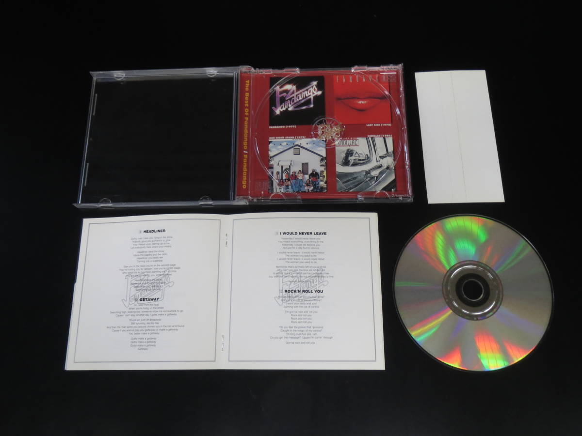 帯付き！ファンダンゴ/ザ・ベスト・オブ・ファンダンゴ Fandango - The Best of Fandango 国内盤CD（BVCM-31016, 1999）