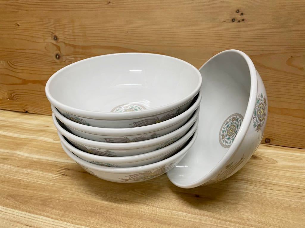 優れた品質 新品◇美濃焼/鳳凰*丸紋/大きめ/麺鉢/6個組◇ラーメン鉢