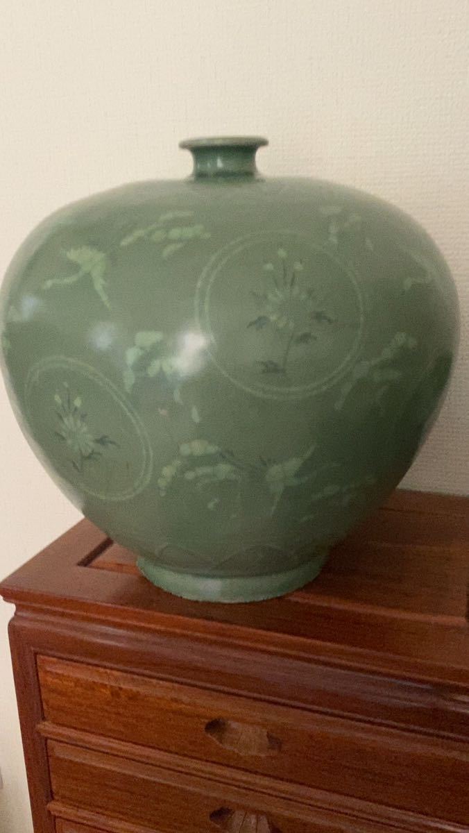 朝鮮花器花瓶 壺骨董品