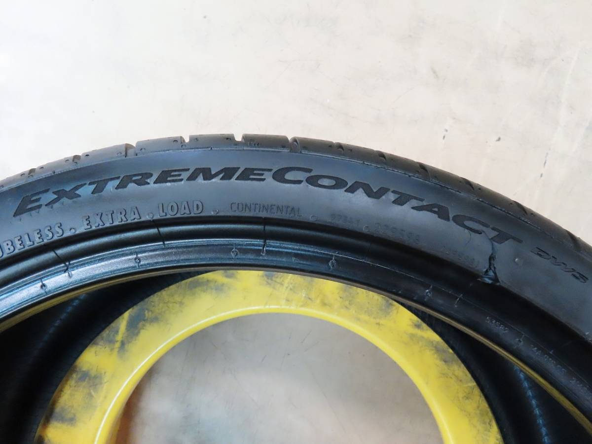 ☆コンチネンタル エクストリーム コンタクト DWS06 285/30R20 ラジアル タイヤ 20インチ 2本のみ 2019年製造 ジャンク EXTREME CONTACT☆_画像8