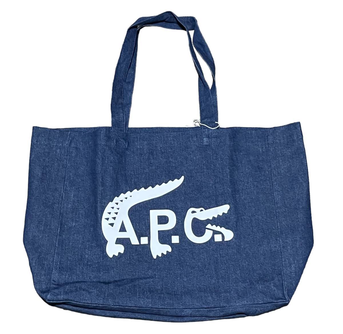 新品】A P C アーペーセー × LACOSTE ラコステ ビッグロゴ 新品】A P C アーペーセー × LACOSTE ラコステ ビッグロゴ