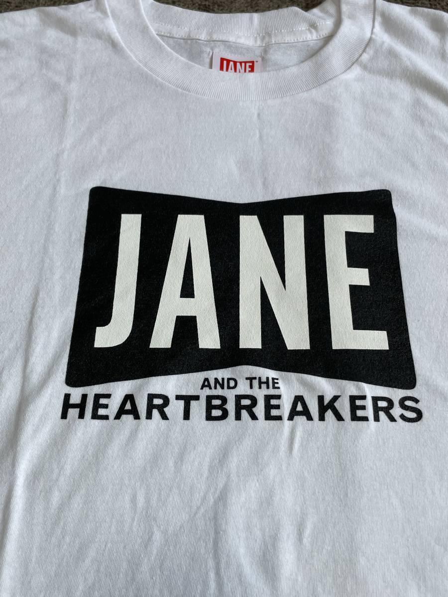 JANE & THE HEART BREAKERSS/S PRINTED T-SHIRT SWEET JANE TEE ロゴ TシャツMホワイト×ブラック_画像2