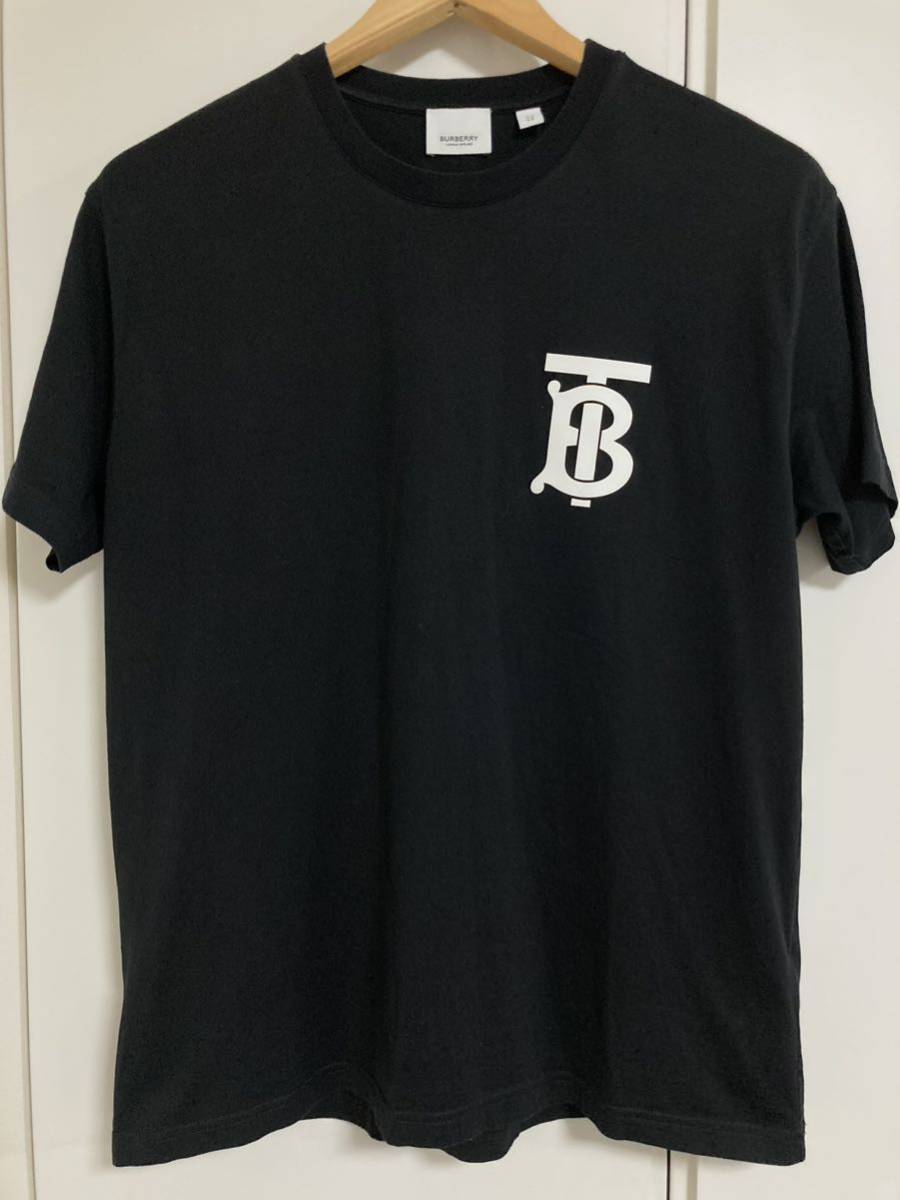 【送料無料】BURBERRY（バーバリー）のTシャツ　XSサイズ　ブラック　黒