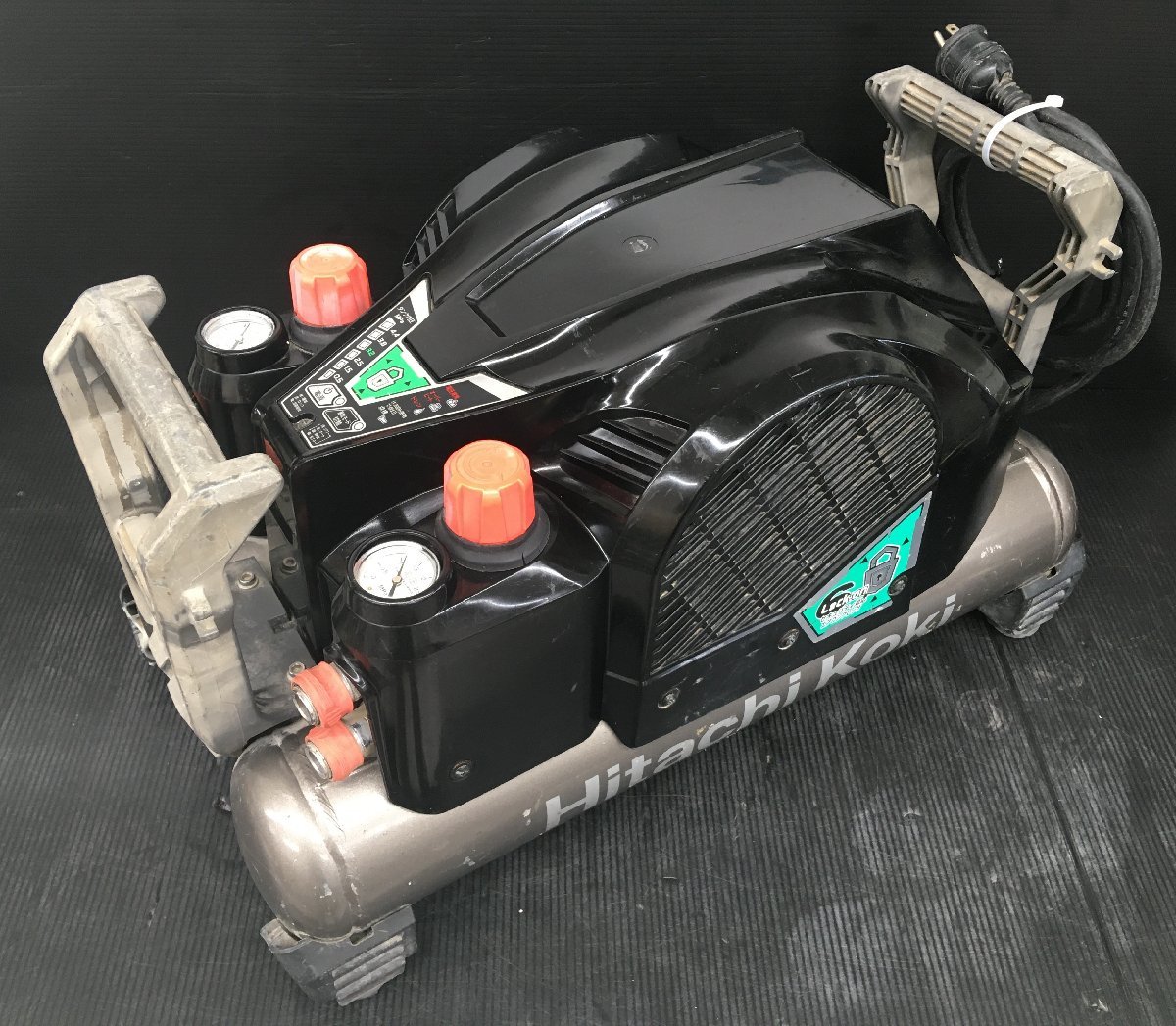 ジャンク品】☆HiKOKI(旧日立工機) 高圧エアコンプレッサ EC1445H2
